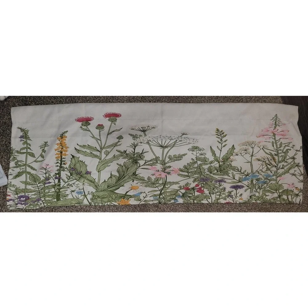 Floral Window curtains Set of 2